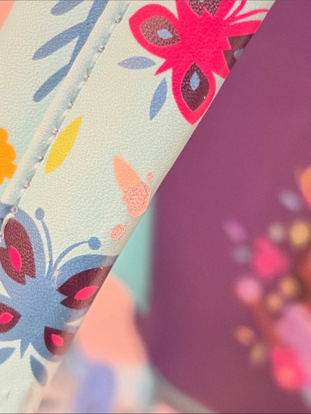 Disney Loungefly Encanto Purple Floral Mini Backpack